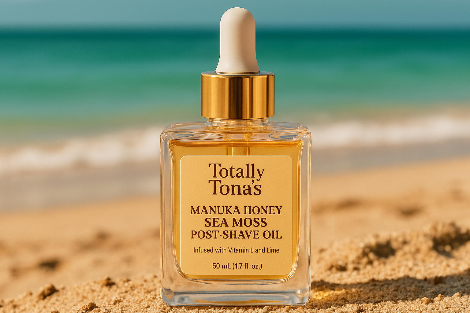 Totally Tona's Manuka Honey Sea Moss Post-Shave Oil
